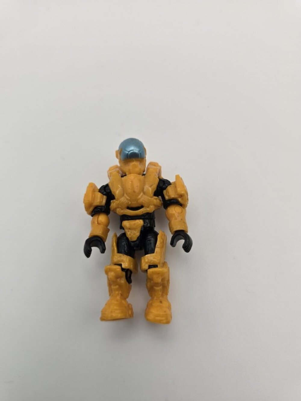 HALO MEGA BLOKS CONSTRUX YELLOW SPARTAN TECHNICIAN MINI FIGURE FIRETEAM CASTLE